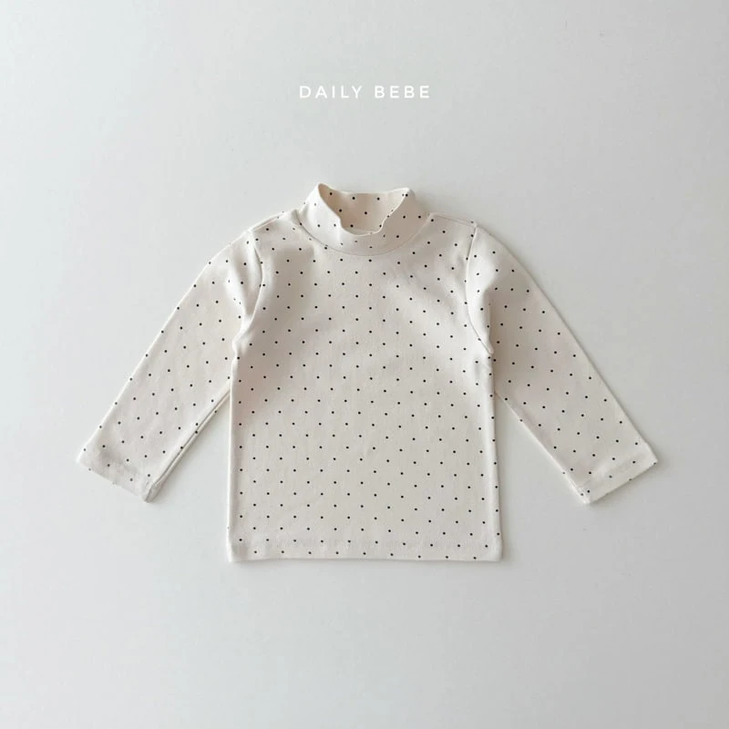 Daily Bebe - Korean Children Fashion - #childofig - Mockneck Tee Set - 6