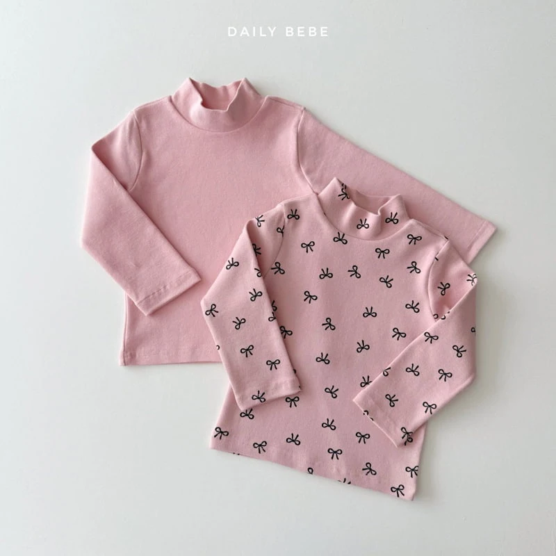 Daily Bebe - Korean Children Fashion - #childofig - Mockneck Tee Set - 7