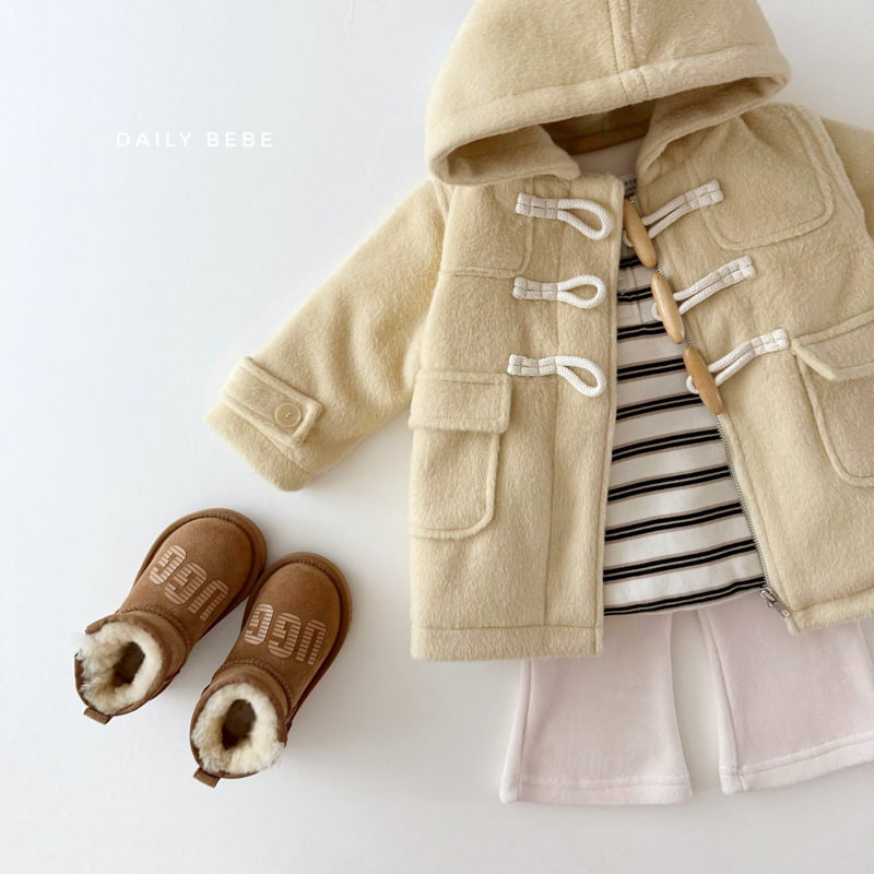 Daily Bebe - Korean Children Fashion - #childofig - Tteokbokki Coat - 5