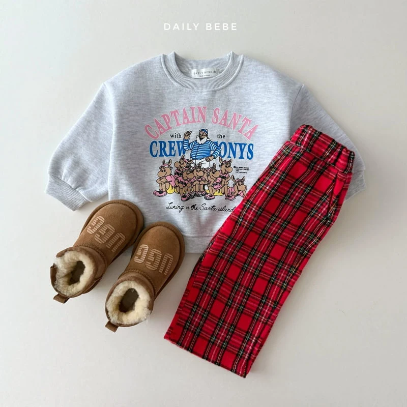 Daily Bebe - Korean Children Fashion - #childofig - Merry Check Pants - 10