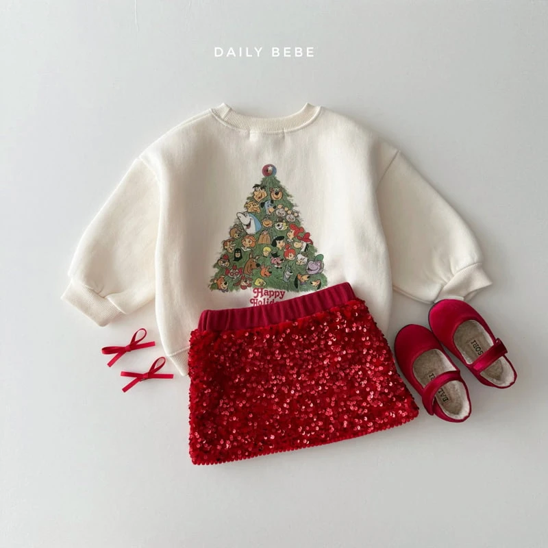 Daily Bebe - Korean Children Fashion - #childofig - Tree Sweatshirts - 10