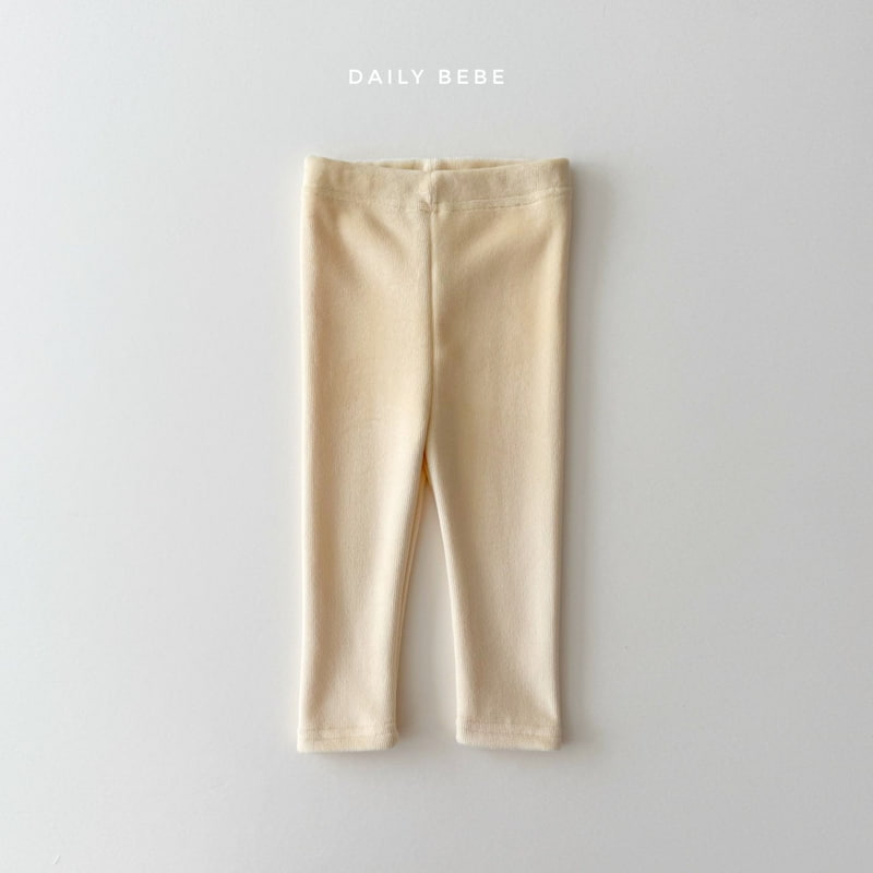 Daily Bebe - Korean Children Fashion - #childofig - Mink Basic Leggings - 7