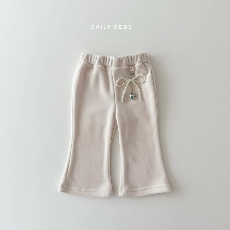 Daily Bebe - Korean Children Fashion - #childofig - Keyring Bootcut Pants - 5