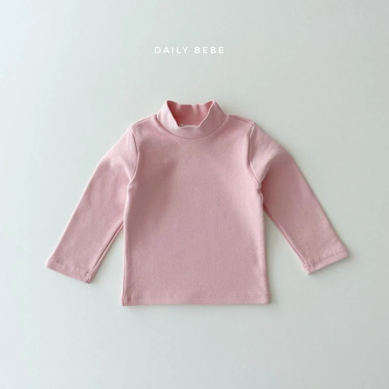 Daily Bebe - Korean Children Fashion - #childrensboutique - Mockneck Tee Set - 8