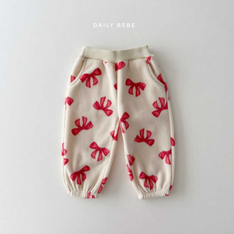 Daily Bebe - Korean Children Fashion - #designkidswear - Fleece Jogger Pants - 7