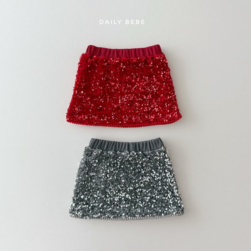 Daily Bebe - Korean Children Fashion - #designkidswear - Sequin Skirt