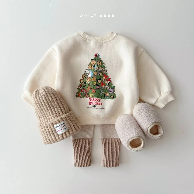 Daily Bebe - Korean Children Fashion - #designkidswear - Tree Sweatshirts - 12