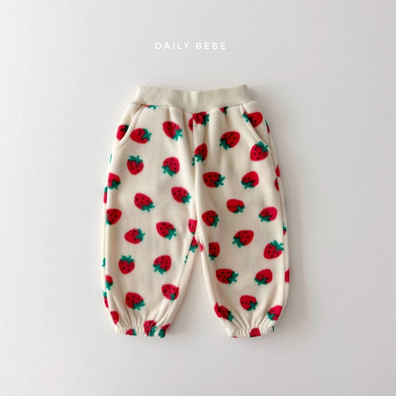 Daily Bebe - Korean Children Fashion - #discoveringself - Fleece Jogger Pants - 8