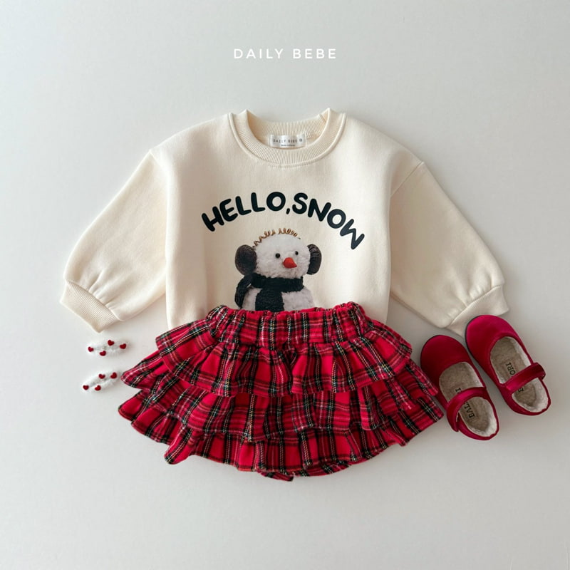 Daily Bebe - Korean Children Fashion - #discoveringself - Snow Sweatshirts - 6