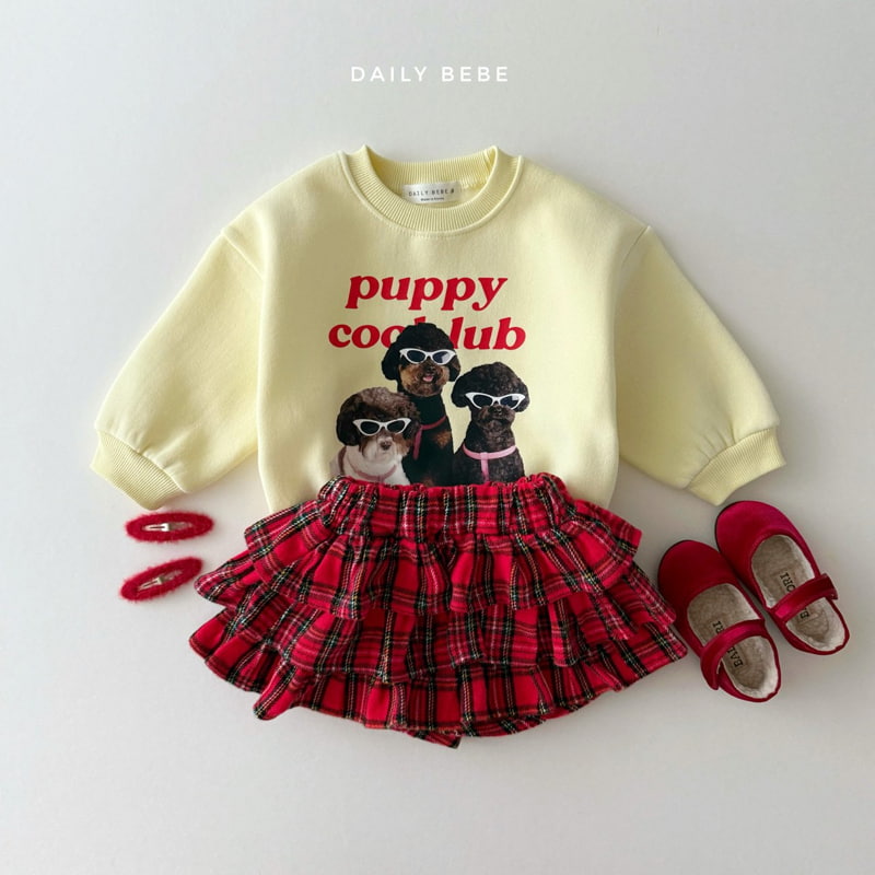 Daily Bebe - Korean Children Fashion - #fashionkids - Three Puppy Sweatshirts - 5