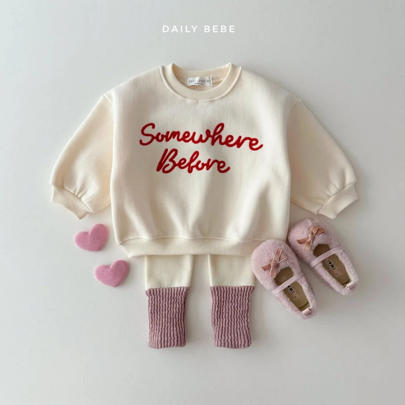 Daily Bebe - Korean Children Fashion - #fashionkids - Be Love Sweatshirts - 9