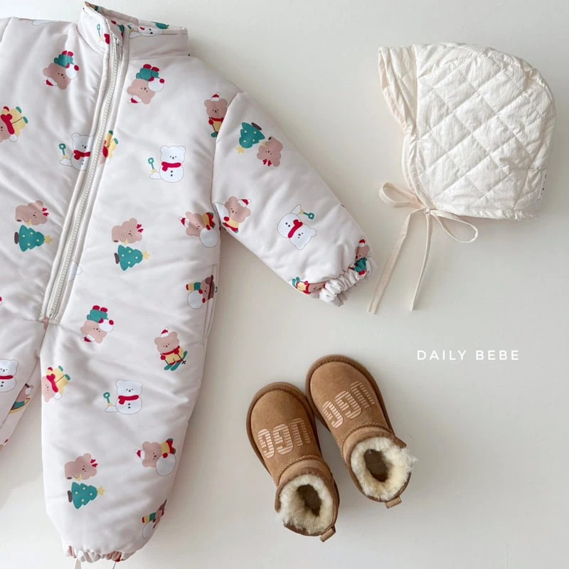 Daily Bebe - Korean Children Fashion - #discoveringself - Snow Play Suit - 4