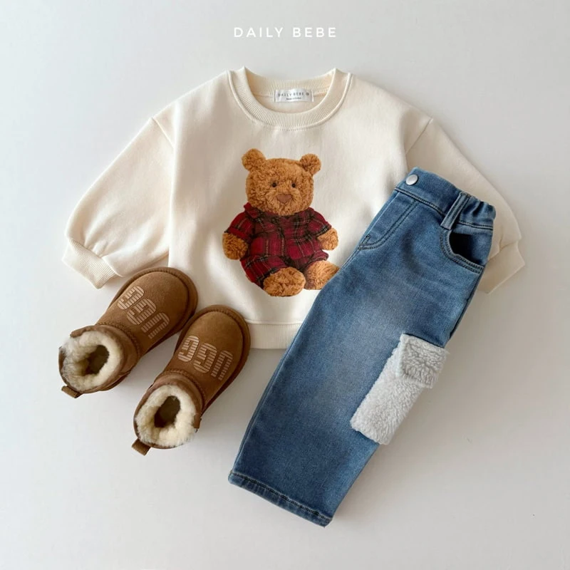 Daily Bebe - Korean Children Fashion - #fashionkids - Doll Sweatshirts - 11