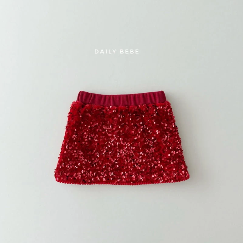 Daily Bebe - Korean Children Fashion - #fashionkids - Sequin Skirt - 4