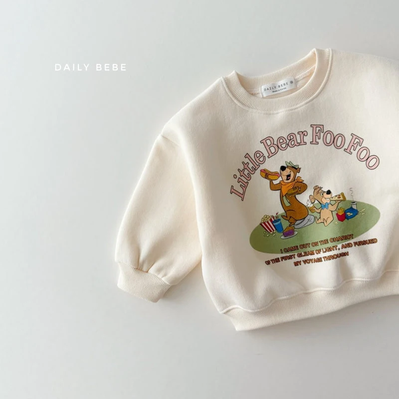 Daily Bebe - Korean Children Fashion - #kidsstore - Little Bear Sweatshirts - 5