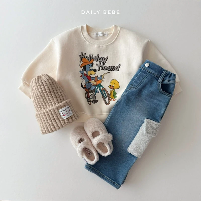 Daily Bebe - Korean Children Fashion - #kidsstore - Holiday Sweatshirts - 10