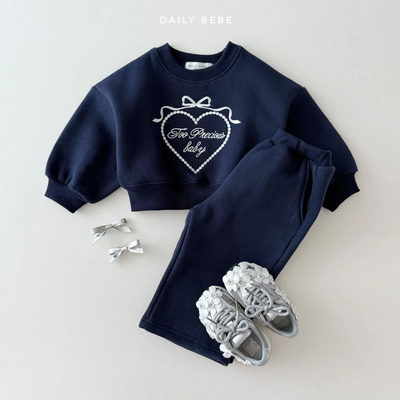 Daily Bebe - Korean Children Fashion - #kidsstore - Heart Wide Set - 9