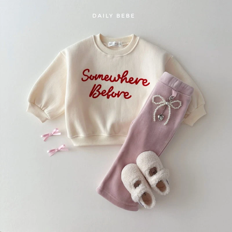 Daily Bebe - Korean Children Fashion - #kidzfashiontrend - Be Love Sweatshirts - 12