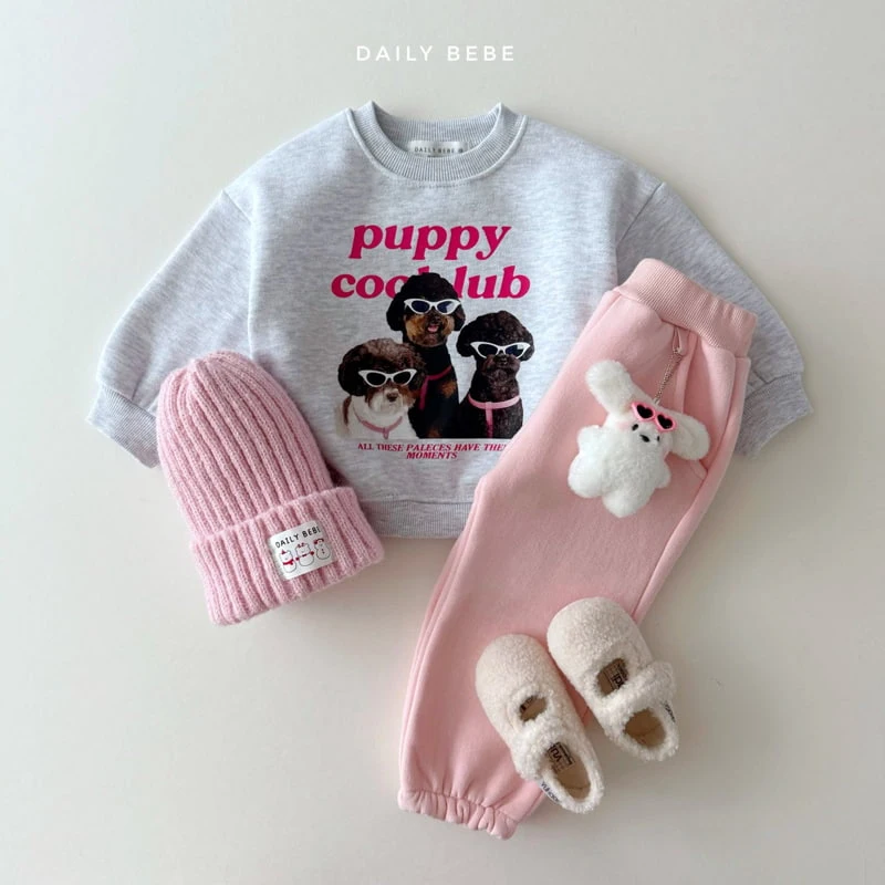 Daily Bebe - Korean Children Fashion - #magicofchildhood - Three Puppy Sweatshirts - 11