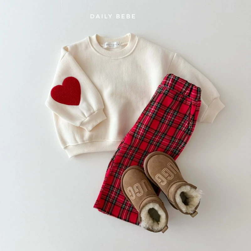 Daily Bebe - Korean Children Fashion - #magicofchildhood - Merry Check Pants - 7