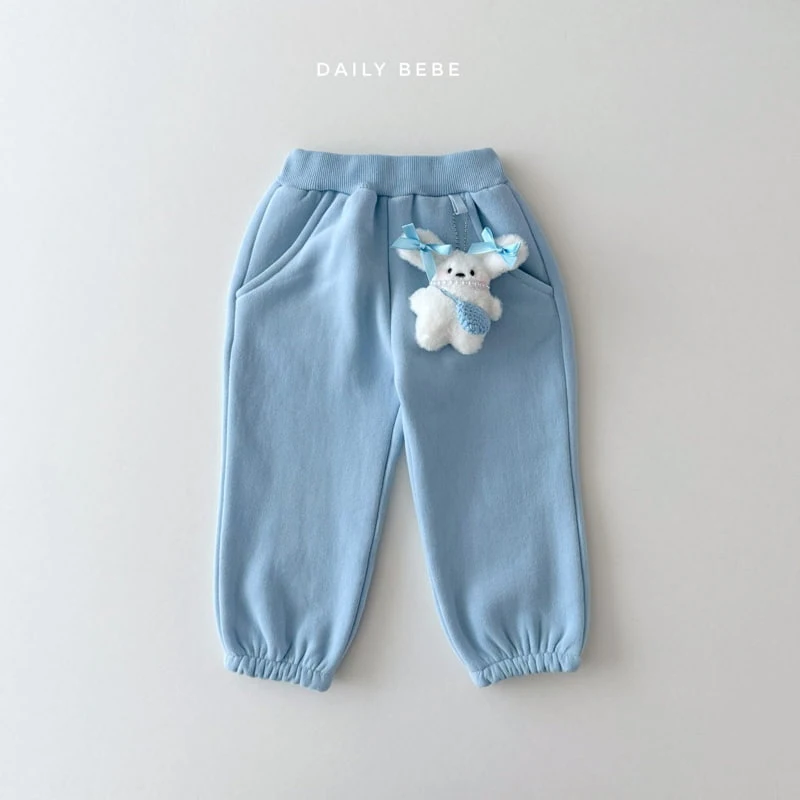 Daily Bebe - Korean Children Fashion - #minifashionista - Keyring Jogger Pants - 6