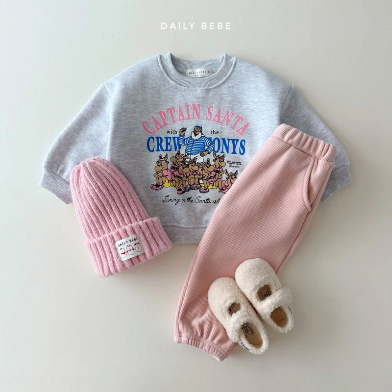 Daily Bebe - Korean Children Fashion - #minifashionista - Santa Sweatshirts - 10