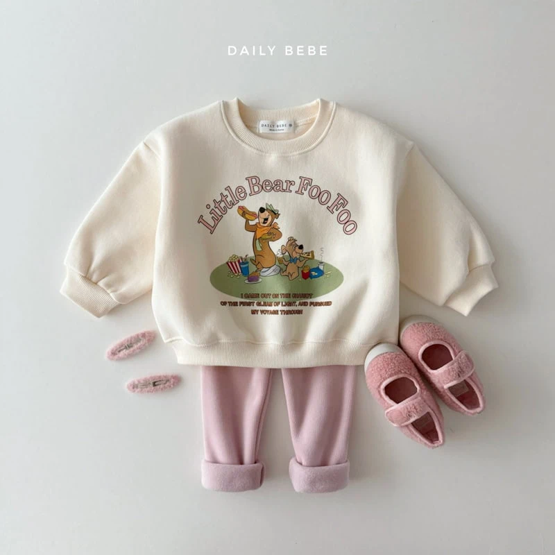 Daily Bebe - Korean Children Fashion - #prettylittlegirls - Little Bear Sweatshirts - 11