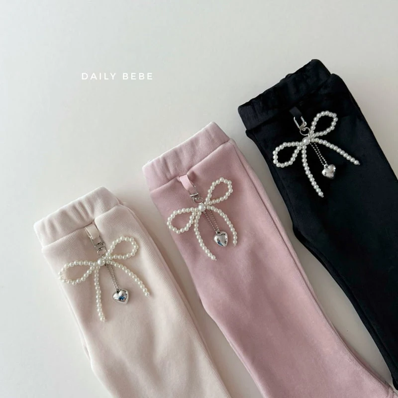 Daily Bebe - Korean Children Fashion - #minifashionista - Keyring Bootcut Pants - 4