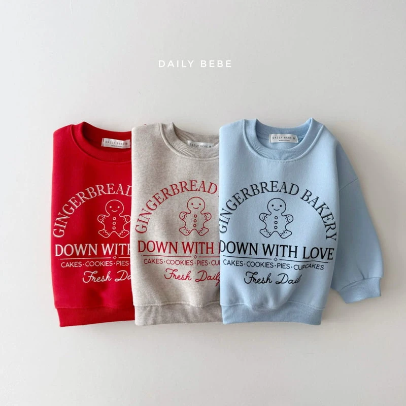 Daily Bebe - Korean Children Fashion - #stylishchildhood - Cookie Sweatshirts