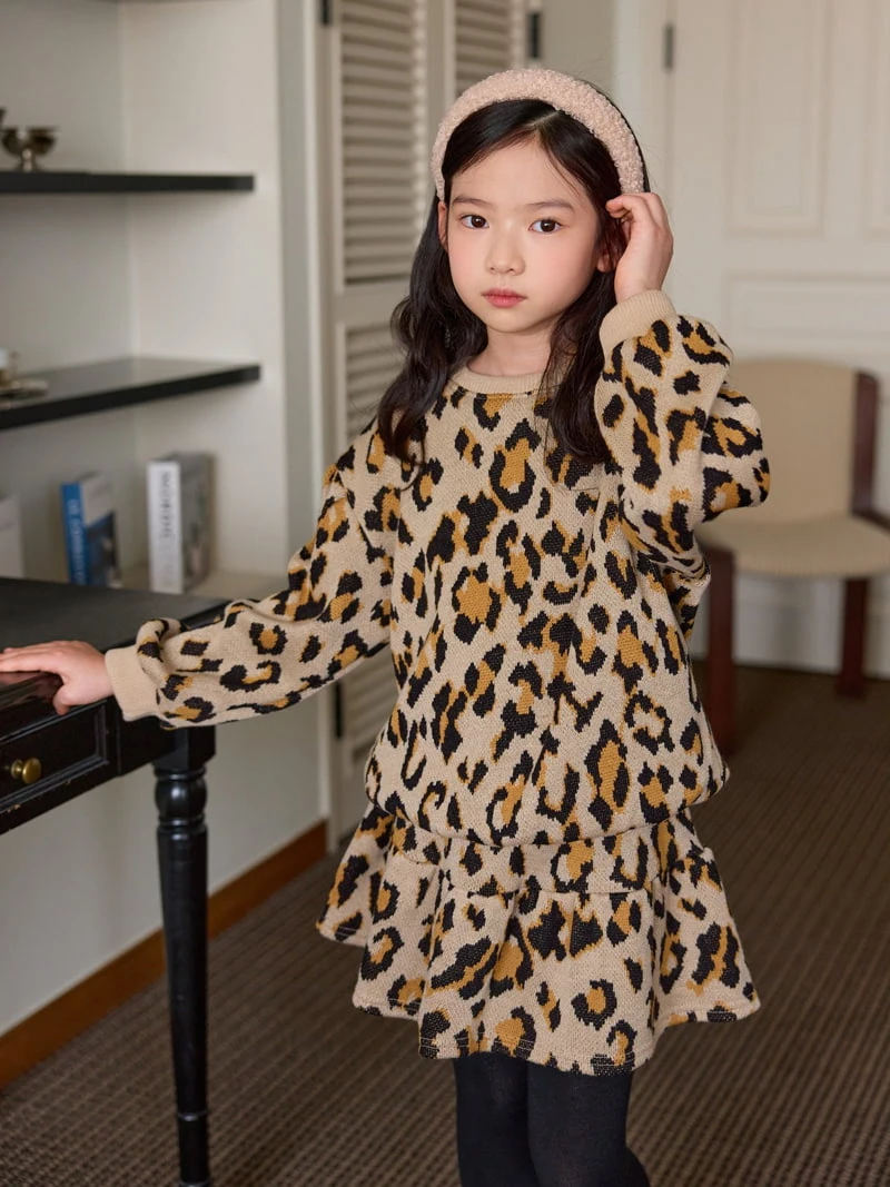 Daily Bebe - Korean Children Fashion - #stylishchildhood - Leopard Skirt Set - 12