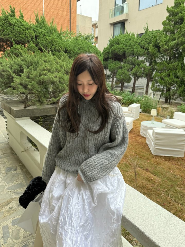 Dailyjud - Korean Women Fashion - #momslook - Lindra Knit Pullover - 5