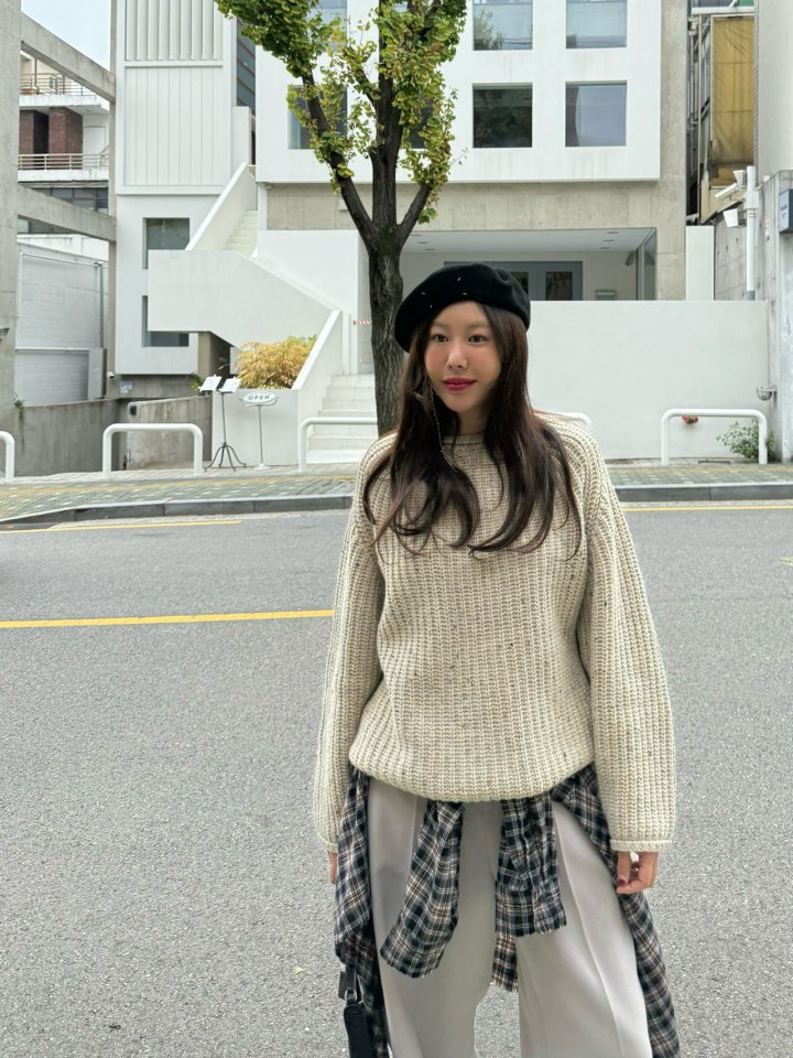 Dailyjud - Korean Women Fashion - #momslook - Lindra Knit Pullover - 8