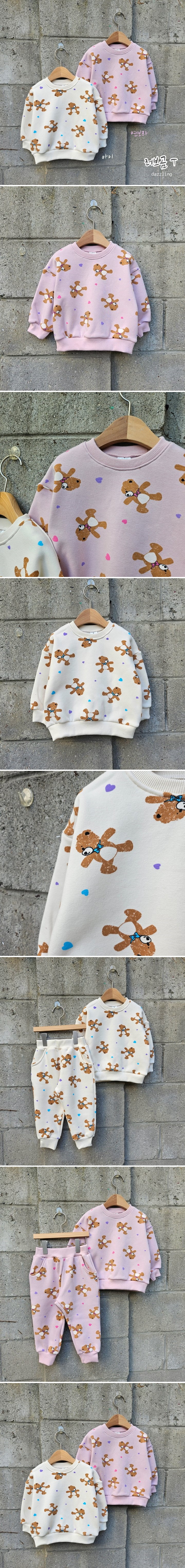 Dazzling - Korean Children Fashion - #todddlerfashion - Love Bear Top