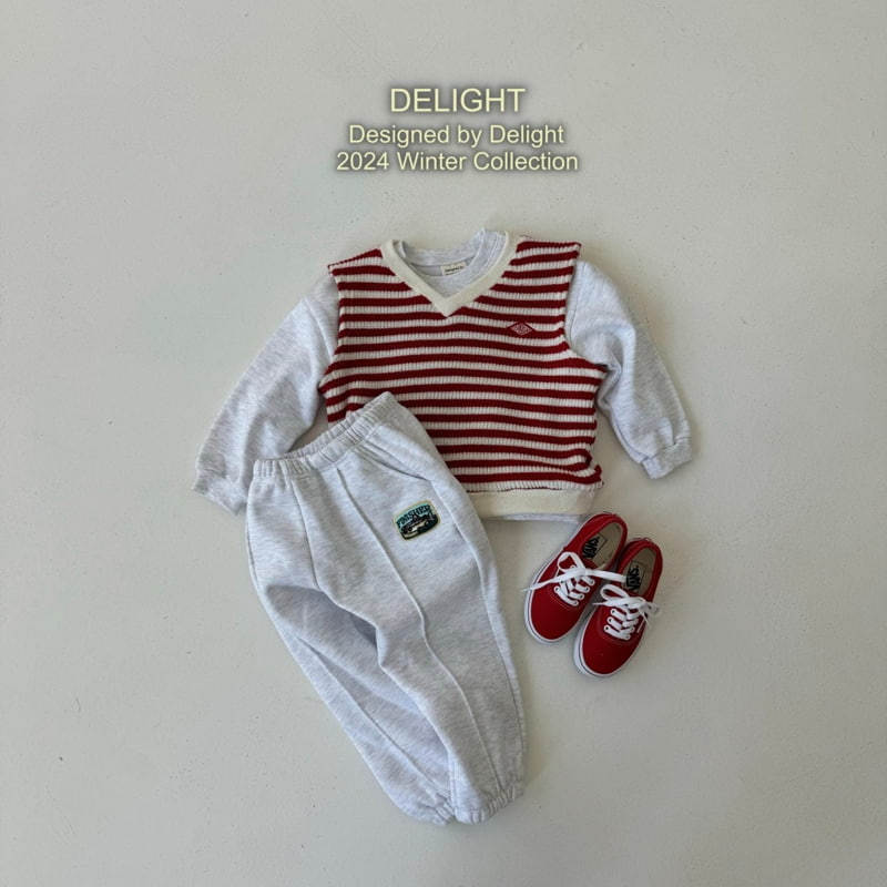 Delight - Korean Children Fashion - #Kfashion4kids - Stripe Knit Vest - 3