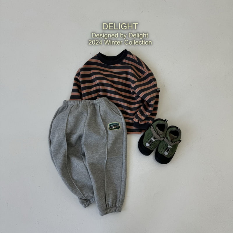 Delight - Korean Children Fashion - #childofig - Punch Stripe Tee With Mom - 2