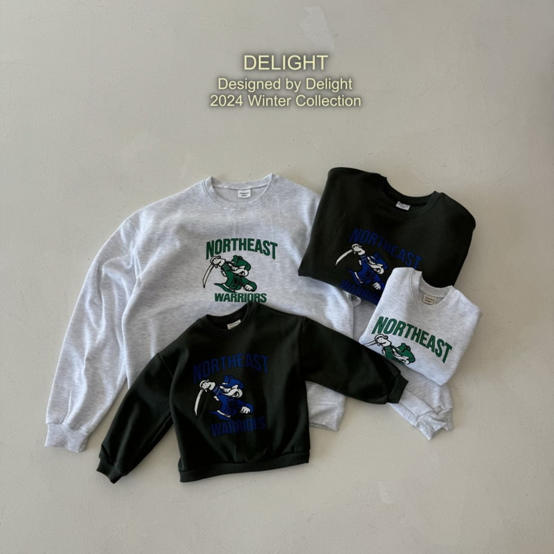 Delight - Korean Children Fashion - #childofig - Warriors Sweatshirt With Mom