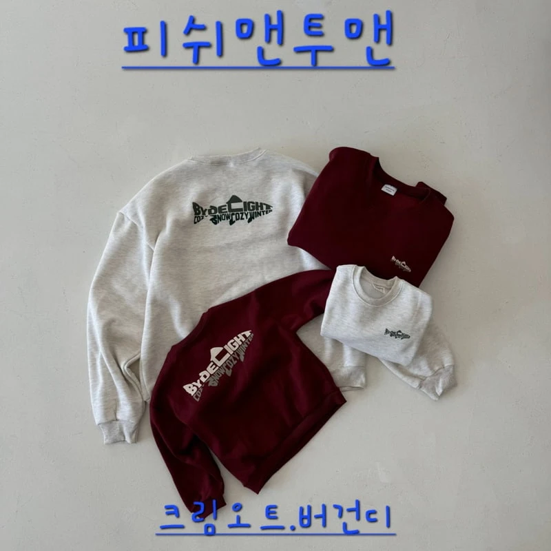 Delight - Korean Children Fashion - #childrensboutique - Fish Sweatshirt With Mom - 10