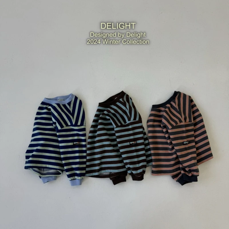 Delight - Korean Children Fashion - #designkidswear - Punch Stripe Tee With Mom - 5