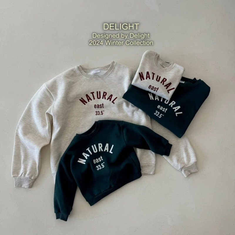 Delight - Korean Children Fashion - #designkidswear - Natural Sweatshirt With Mom