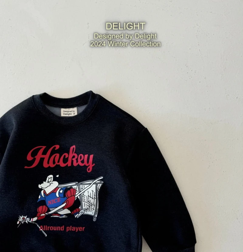 Delight - Korean Children Fashion - #designkidswear - Hockey Bear Sweatshirt With Mom - 8