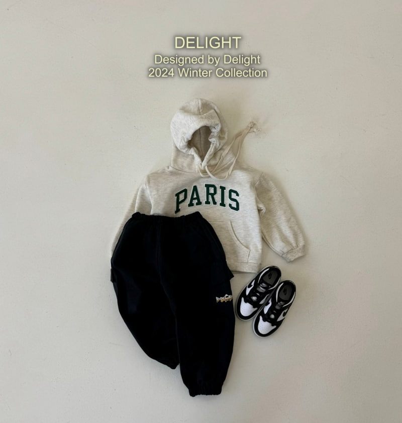 Delight - Korean Children Fashion - #discoveringself - Paris Patch Hood With Mom - 3