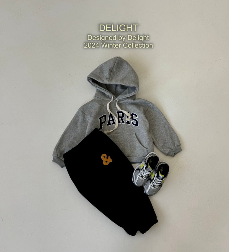 Delight - Korean Children Fashion - #discoveringself - Paris Patch Hood With Mom - 4