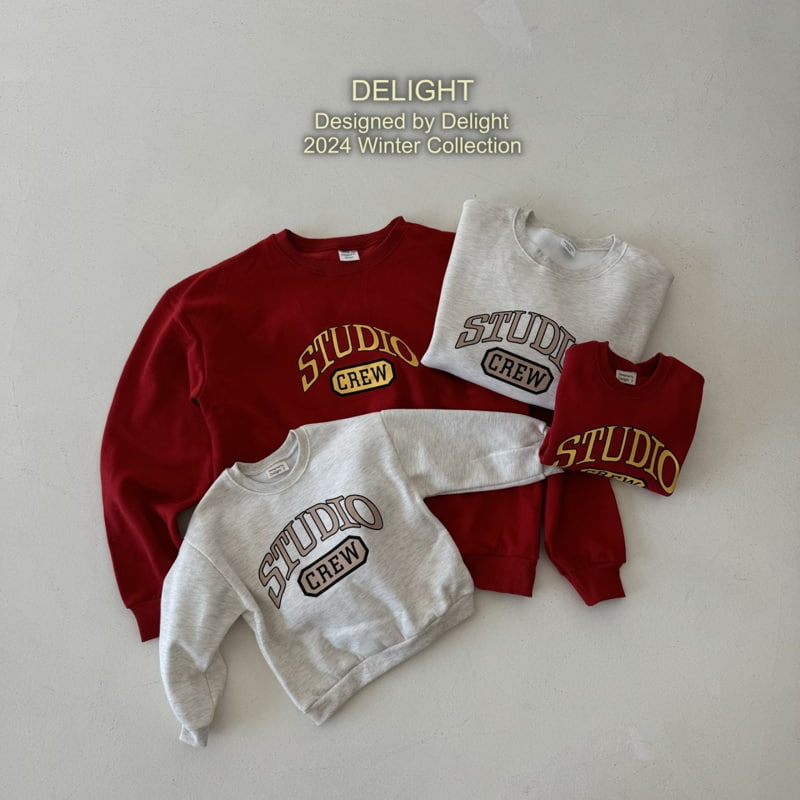 Delight - Korean Children Fashion - #fashionkids - Crew Sweatshirt With Mom