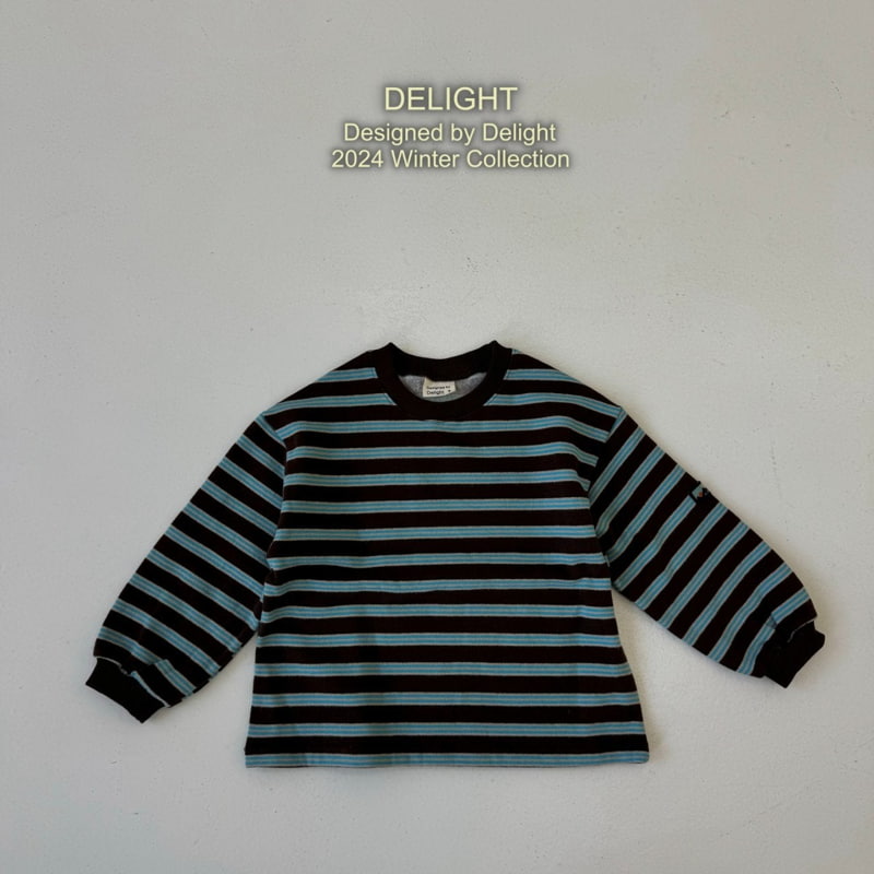 Delight - Korean Children Fashion - #kidsshorts - Punch Stripe Tee With Mom - 8