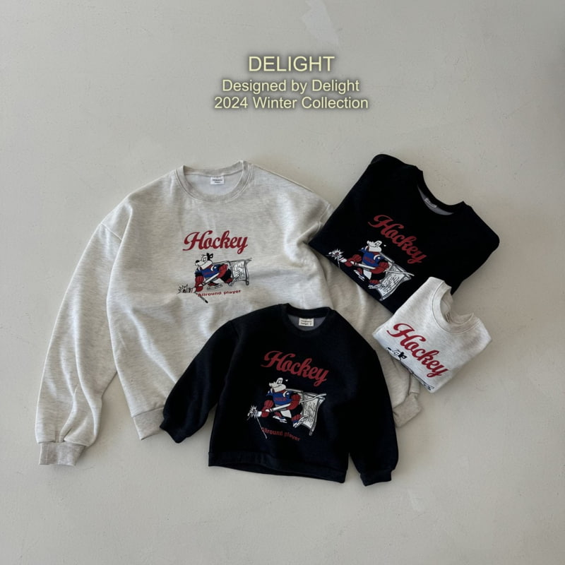 Delight - Korean Children Fashion - #minifashionista - Hockey Bear Sweatshirt With Mom