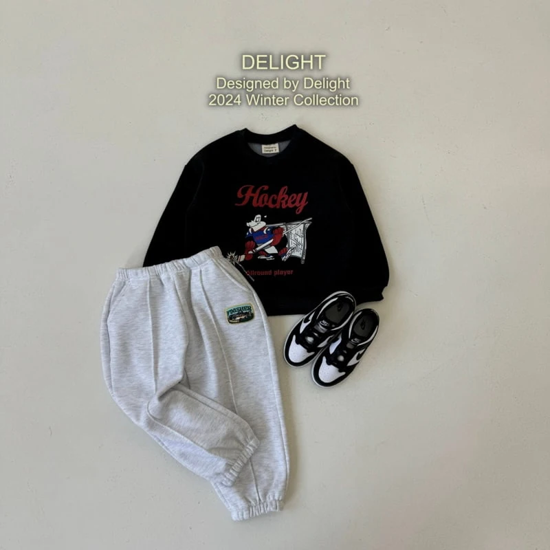 Delight - Korean Children Fashion - #todddlerfashion - Hockey Bear Sweatshirt With Mom - 3