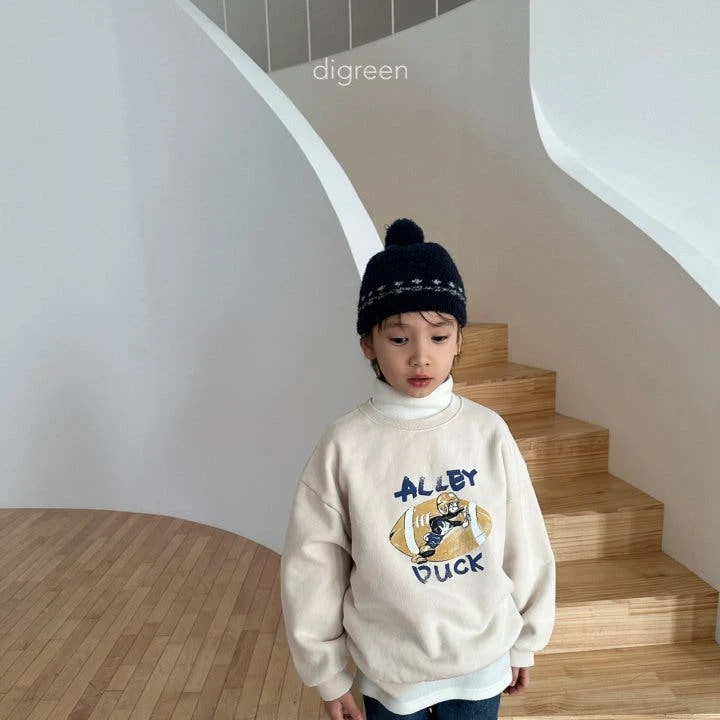 Digreen - Korean Children Fashion - #Kfashion4kids - Rugby Ball Sweatshirts - 3