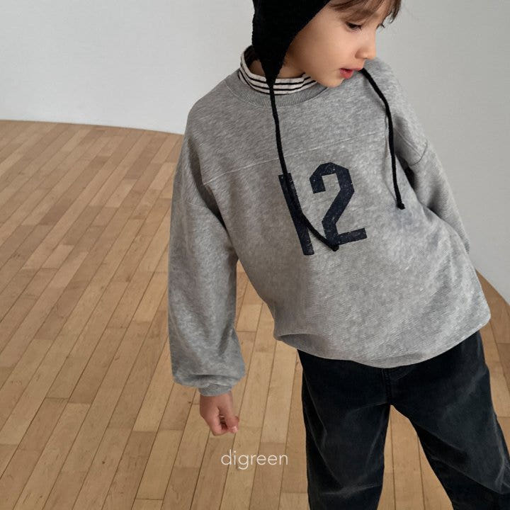 Digreen - Korean Children Fashion - #discoveringself - Number Tee - 2