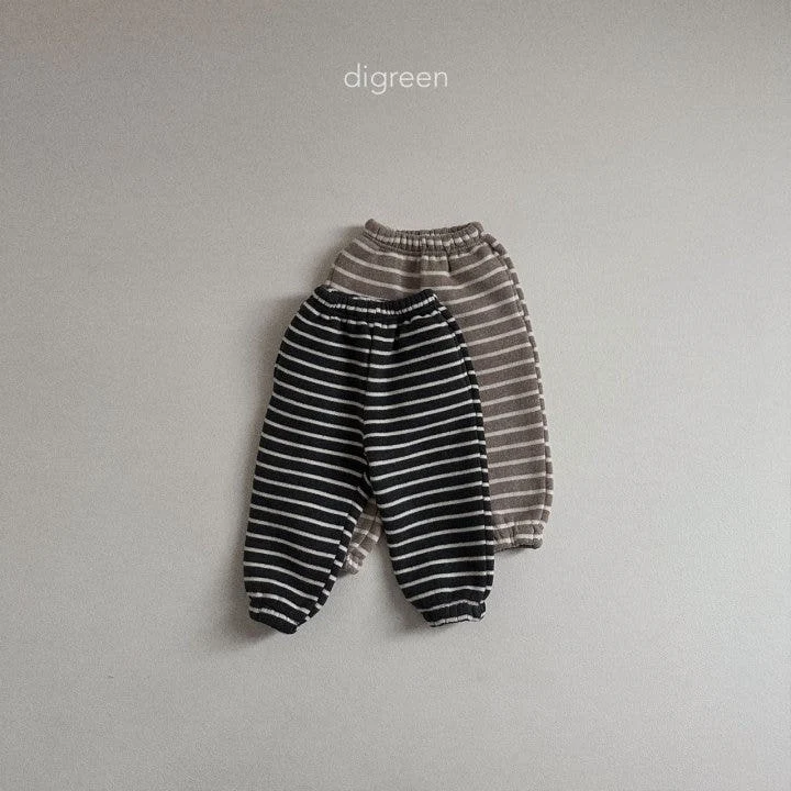 Digreen - Korean Children Fashion - #kidsshorts - Stripe Pants