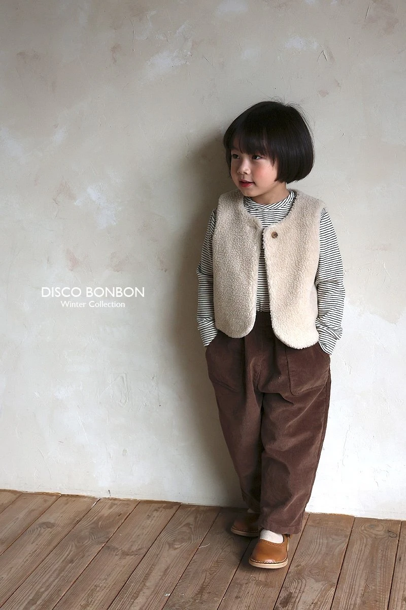 Disco Bonbon - Korean Children Fashion - #Kfashion4kids - Cheese Span Corduroy Pants - 3